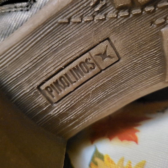 Pikolinos Black/Brown Leather Side Zip Calf Boot sz 41~Made in Spain & Like New! - Picture 11 of 11